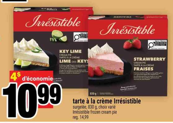 Tarte à la crème irrésistible