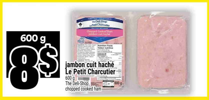 Jambon Cuit Haché Le Petit Charcutier