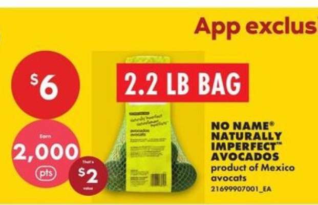 NO NAME® NATURALLY IMPERFECT™ AVOCADOS