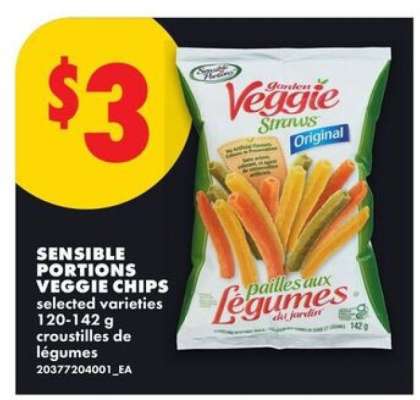 SENSIBLE PORTIONS VEGGIE CHIPS