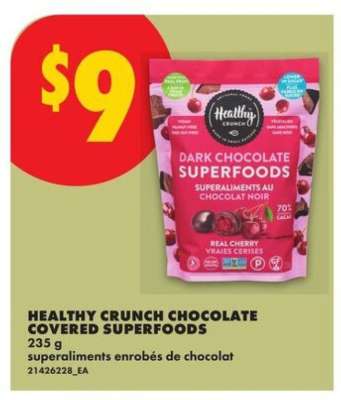 HEALTHY CRUNCH CHOCOLATE COVERED SUPERFOODS