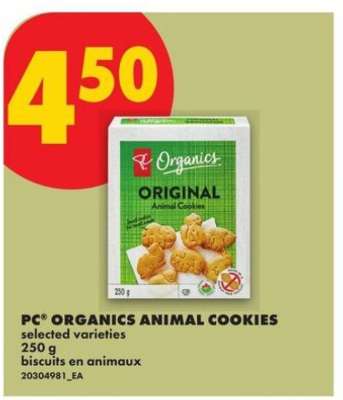 PC® ORGANICS ANIMAL COOKIES