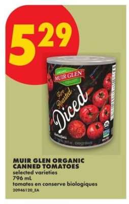 MUIR GLEN ORGANIC CANNED TOMATOES