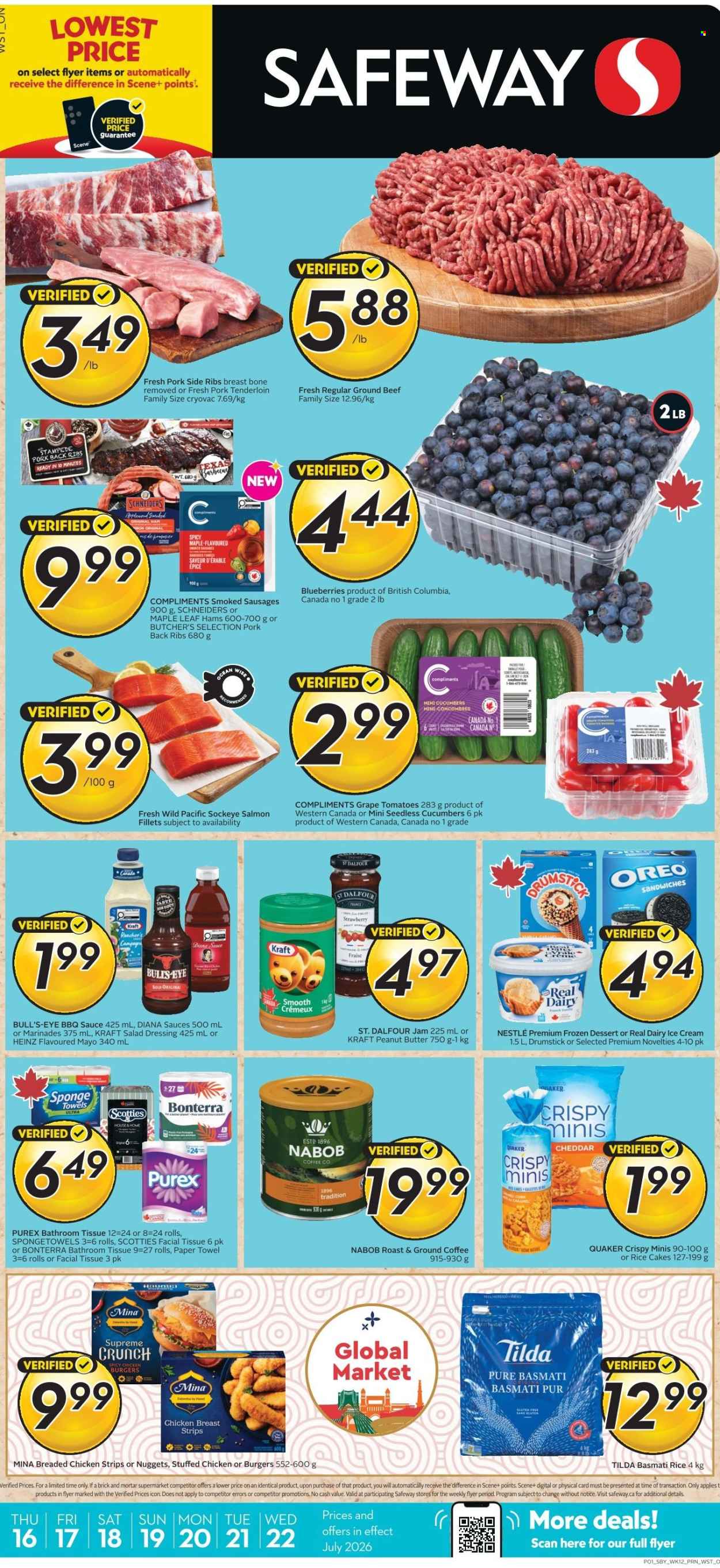 Circulaire Safeway  - 16 Juillet 2026 - 22 Juillet 2026. Page 1