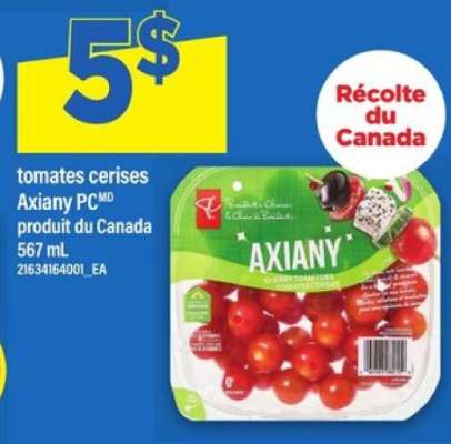 tomates cerises Axiany PCMD
