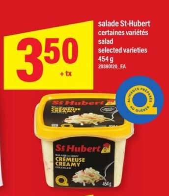 SALADE ST-HUBERT