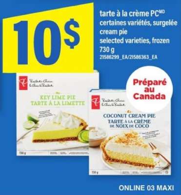 tarte à la crème PC