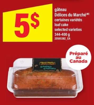 gâteau Délices du Marché