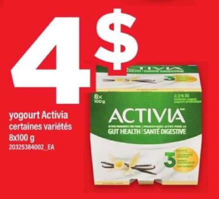 Yogourt Activia
