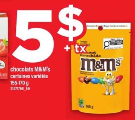 chocolats M&M's