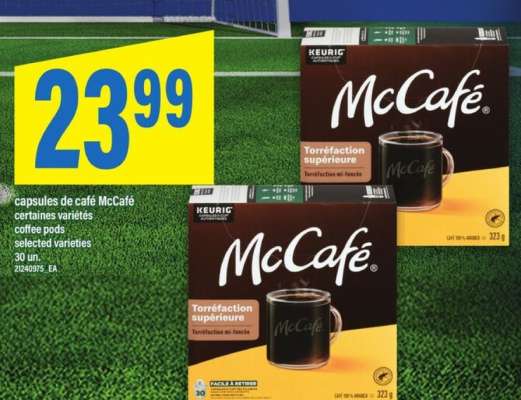 CAPSULES DE CAFÉ McCAFÉ