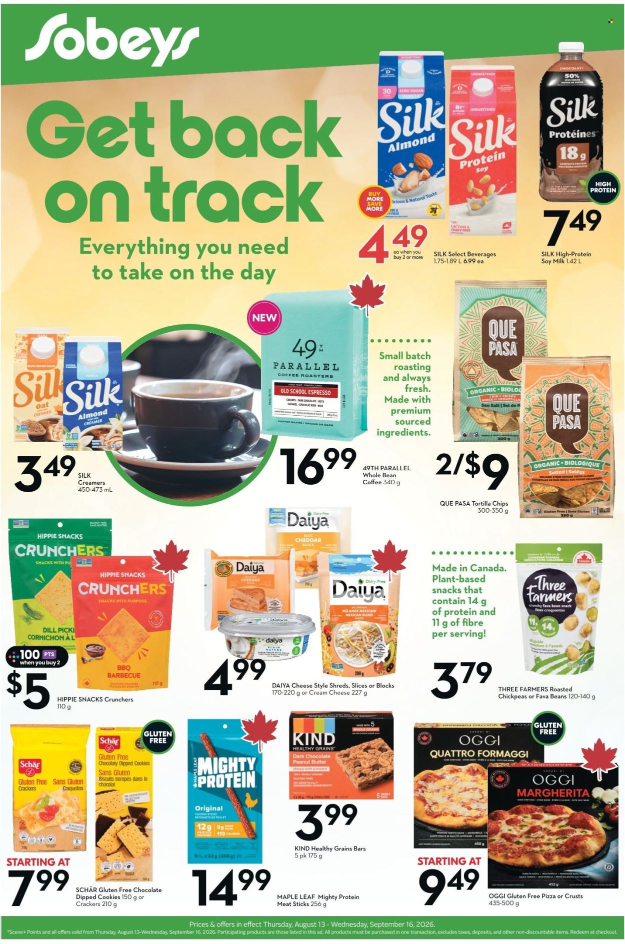 Circulaire Sobeys  - 13 Août 2026 - 16 Septembre 2026. Page 1