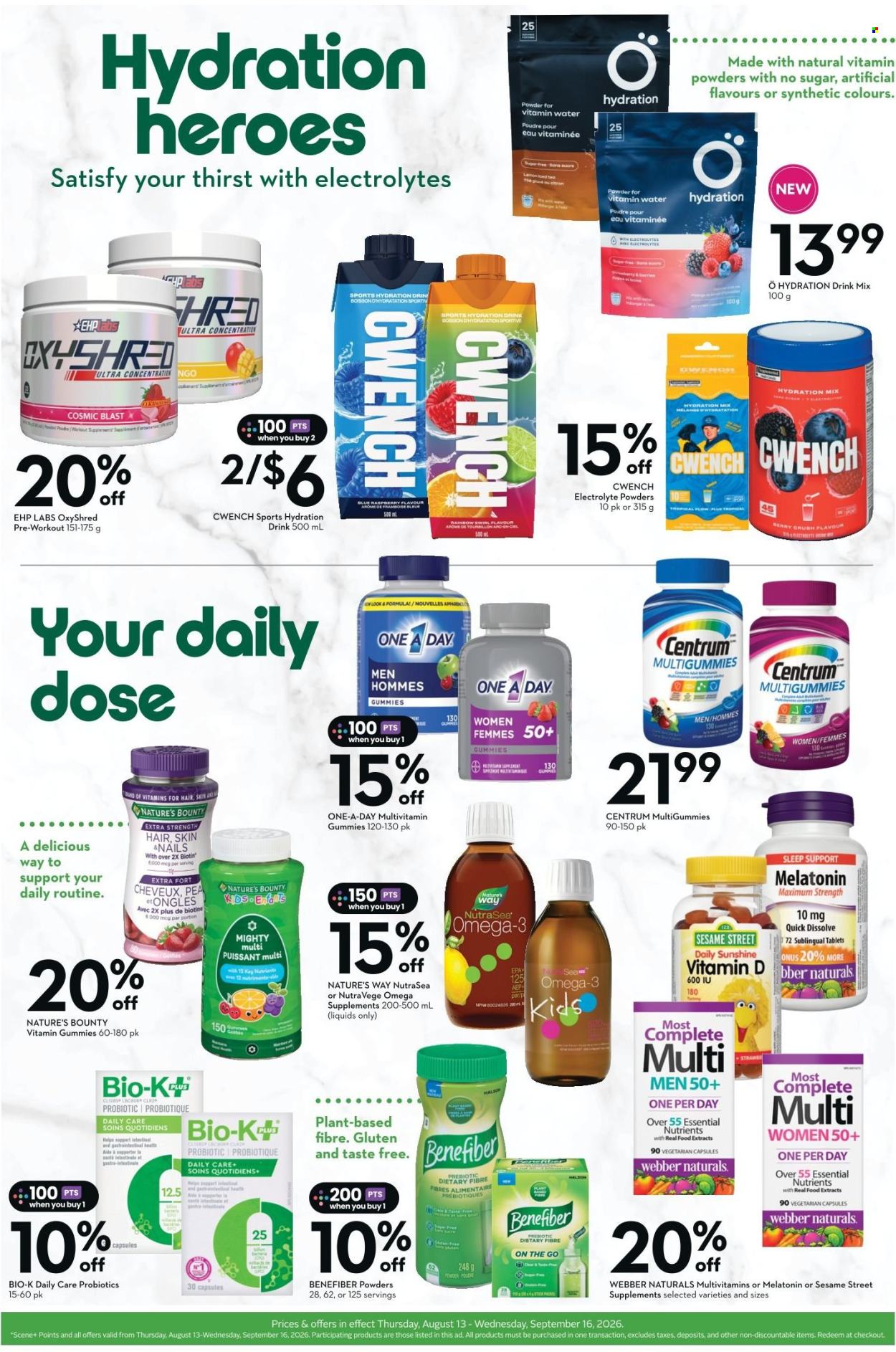 Circulaire Sobeys  - 13 Août 2026 - 16 Septembre 2026. Page 6