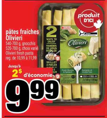 PÂTES FRAÎCHES OLIVIERI