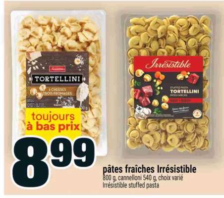pâtes fraîches Irrésistible