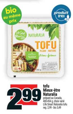 TOFU MIEUX-ÊTRE NATURALIA