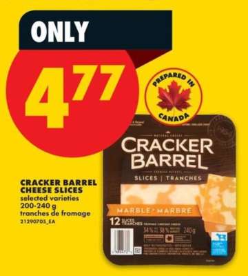 Cracker Barrel Cheese Slices