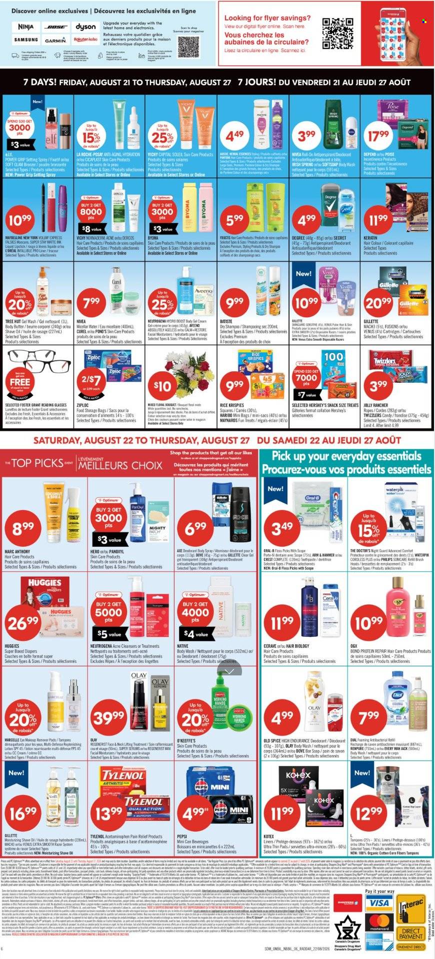 Circulaire Shoppers Drug Mart  - 22 Août 2026 - 27 Août 2026. Page 3
