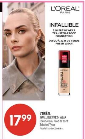 L'ORÉAL INFALLIBLE FRESH WEAR
