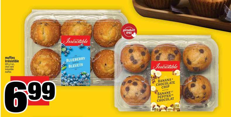 MUFFINS IRRÉSISTIBLE