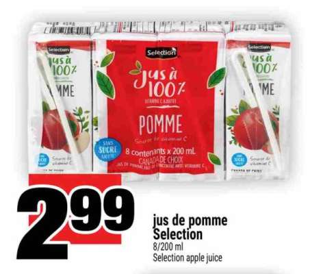 jus de pomme Selection