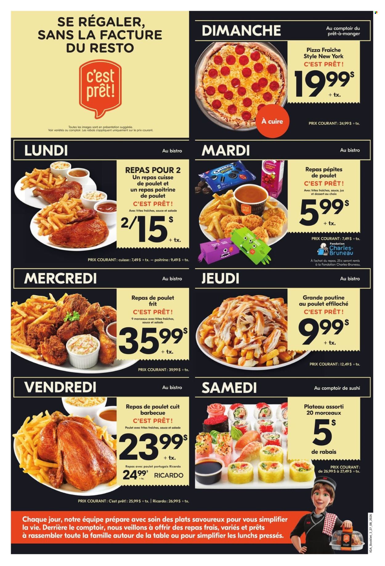 Circulaire IGA  - 27 Août 2026 - 23 Septembre 2026. Page 3