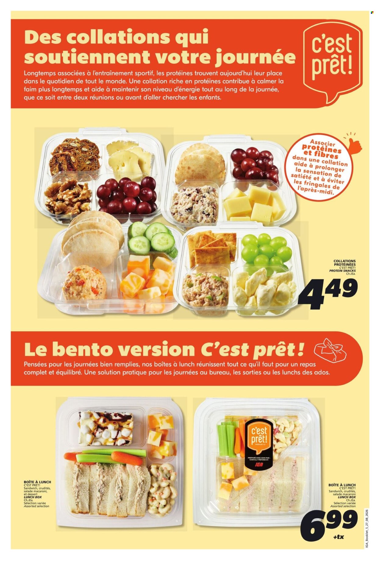 Circulaire IGA  - 27 Août 2026 - 23 Septembre 2026. Page 5