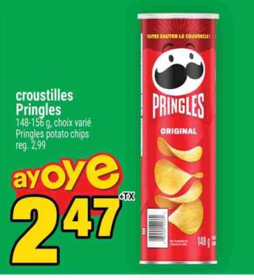 CROUSTILLES PRINGLES
