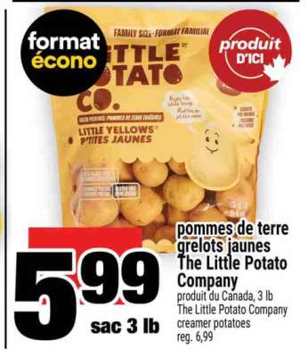 pommes de terre grelots jaunes The Little Potato Company
