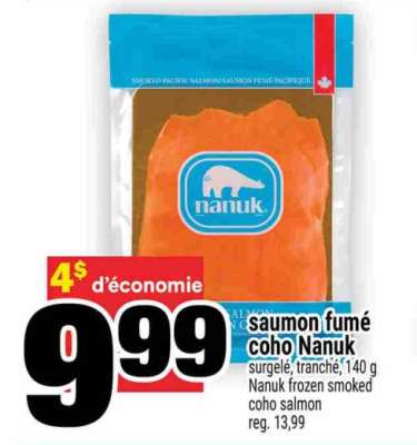 SAUMON FUMÉ COHO NANUK