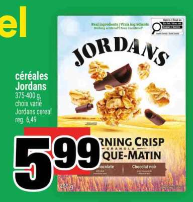 céréales Jordans