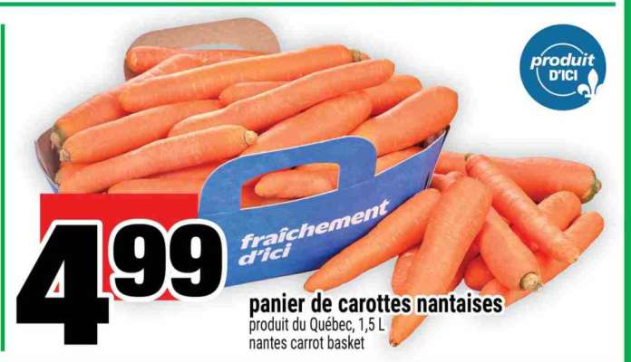 panier de carottes nantaises