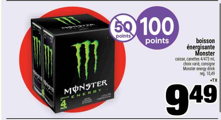 Boisson Énergisante Monster