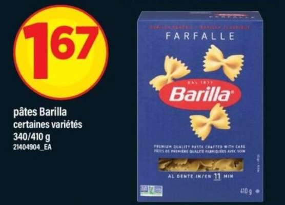 PÂTES BARILLA