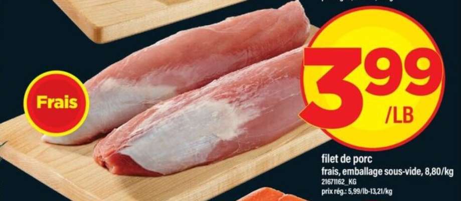FILET DE PORC