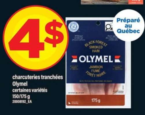 charcuteries tranchées Olymel
