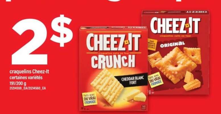 craquelins Cheez-It