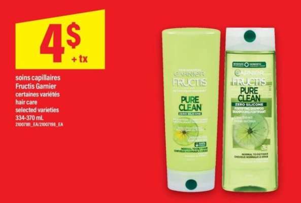 Fructis Garnier Pure Clean