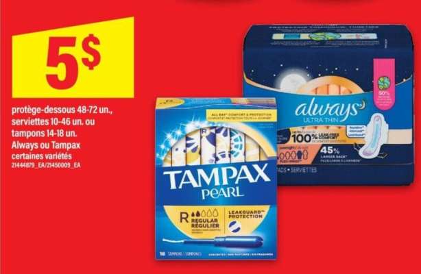 Always ou Tampax