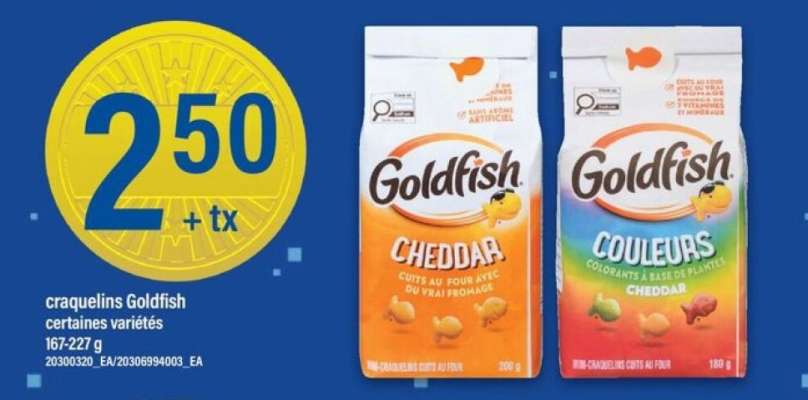 Craquelins Goldfish