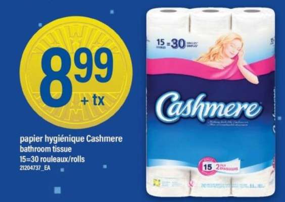 PAPIER HYGIÉNIQUE CASHMERE