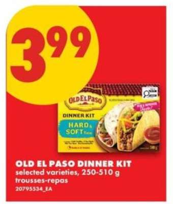 OLD EL PASO DINNER KIT