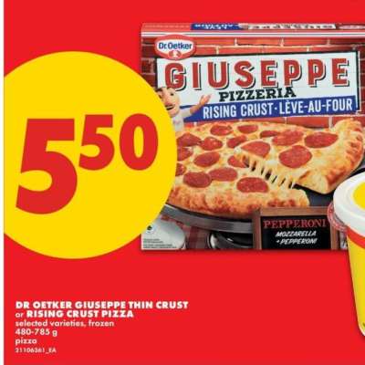 Dr. Oetker Giuseppe Thin Crust or Rising Crust Pizza
