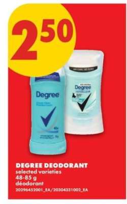 DEGREE DEODORANT