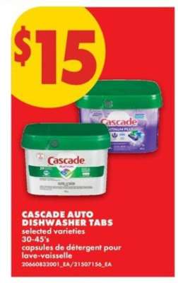 CASCADE AUTO DISHWASHER TABS