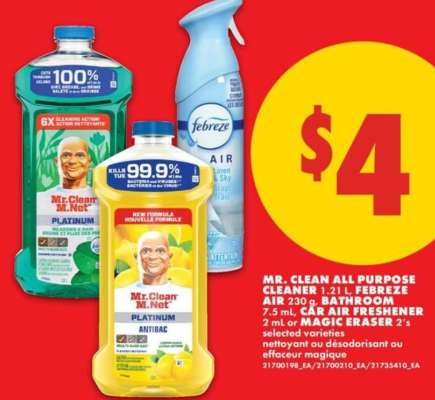 MR. CLEAN ALL PURPOSE CLEANER