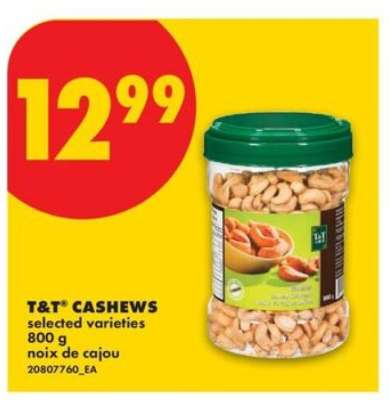 T&T® CASHEWS