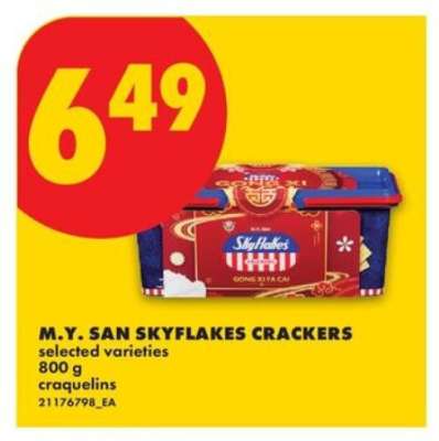 M.Y. San SkyFlakes Crackers