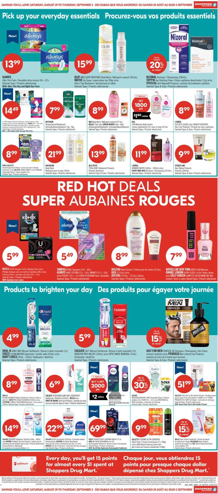 Circulaire Shoppers Drug Mart  - 29 Août 2026 - 03 Septembre 2026. Page 10