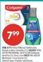 ORAL-B PRO-HEALTH Manual Toothbrushes